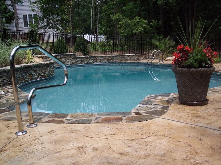 Stamped concrete in Raleigh NC