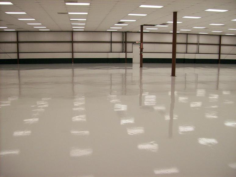 raleigh nc epoxy show room flooring