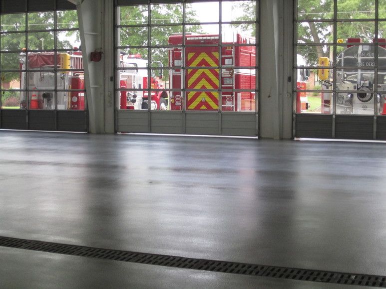 raleigh firehouse garage flooring